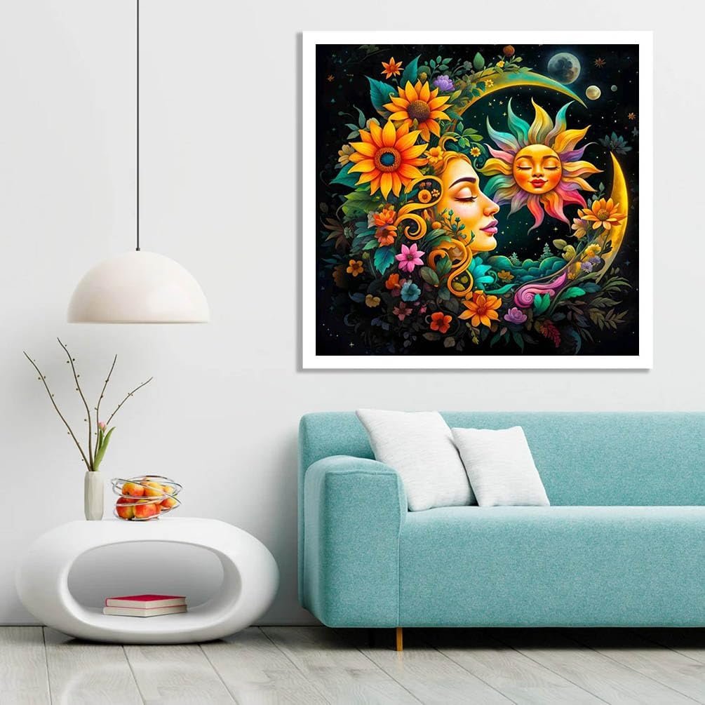Sun and Moon Diamond Painting Kit - Image 2