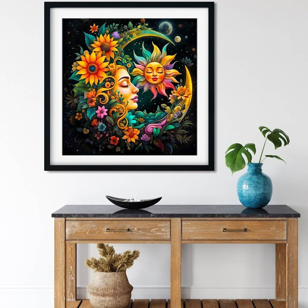 Sun and Moon Diamond Painting Kit - Image 3